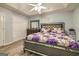 Bedroom featuring a bed with decorative pillows and a ceiling fan at 107 Trisha Ln, Grantville, GA 30220