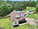 Expansive property with mature trees, swimming pool, and detached garage in a private setting at 250 Stallsworth Rd, Mcdonough, GA 30252