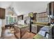 Modern kitchen featuring stainless steel appliances, an island with a sink, and granite countertops at 250 Stallsworth Rd, Mcdonough, GA 30252