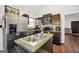 Bright kitchen with an island, stainless steel appliances, and sleek cabinetry at 250 Stallsworth Rd, Mcdonough, GA 30252