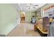 Versatile basement space featuring tile flooring, storage, and potential for various uses at 5436 Ahyoka Dr, Morrow, GA 30260