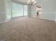 Bright dining room featuring a bay window, chandelier lighting, and neutral wall colors, excellent for hosting guests at 5156 Allison Way, Sugar Hill, GA 30518