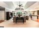 Open concept living room with ample space and natural light, seamlessly connecting to the kitchen at 543 Wynn Rd, Mcdonough, GA 30252