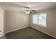 Cozy bedroom with neutral walls and carpet, and a ceiling fan at 2500 Brentwood Rd, Decatur, GA 30032