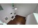 A high-angle view of the living room showing fireplace and multiple windows at 2378 Charleston Se Pt, Atlanta, GA 30316