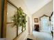 Bright entryway with decorative wreath and view of the backyard at 280 Emerald Lake Dr, Fayetteville, GA 30215