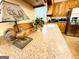 Stylish kitchen countertop with decor, sink, and stainless steel refrigerator at 280 Emerald Lake Dr, Fayetteville, GA 30215