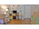 Office space filled with moving boxes and an animal statue at 110 Heatherwood Dr, Fayetteville, GA 30215