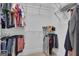 Spacious walk-in closet with ample hanging space and shelving at 140 Olivia Ct, Fayetteville, GA 30215
