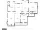 Detailed floor plan showcasing layout of first floor with labeled rooms and dimensions for clear understanding at 140 Olivia Ct, Fayetteville, GA 30215