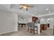 A rec room featuring a pool table and a bar with granite countertops at 140 Olivia Ct, Fayetteville, GA 30215