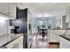 Kitchen featuring granite countertops, stainless steel appliances and hardwood floors at 676 Mcbride Rd, Fayetteville, GA 30215