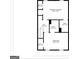 Detailed floorplan of the primary bedroom, bedroom, and bathroom featuring walk-in closets at 1099 Westfield Se Trce, Smyrna, GA 30082