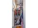 Organized walk-in closet with ample storage space and a variety of clothing and accessories at 1661 La France Street Ne Unit #216, Atlanta, GA 30307