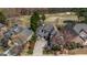 Aerial view of home, showcasing proximity to a golf course and mature trees at 269 Legends Trce, Mcdonough, GA 30253