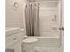 Cozy bathroom with tub-shower, toilet, and vanity at 260 Sharon Dr, Fayetteville, GA 30214