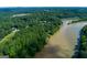 A landscape view of a river and wooded area at 3245 Bywater Trl, Roswell, GA 30075