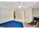 Bedroom featuring closet space, an ensuite bath, and comfortable seating at 3245 Bywater Trl, Roswell, GA 30075