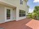 Back deck featuring an open door with outdoor seating and a view of the backyard at 942 Marta Crane Dr, Lawrenceville, GA 30045