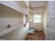 Well-lit pantry with shelves and a window that provides natural light and offers functionality at 178 S Old Highway 27, Roopville, GA 30170