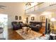 Large living room featuring a fireplace, second story and comfortable seating at 280 Ridgemont Dr, Fayetteville, GA 30215