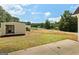 Open storage shed in the backyard, providing extra storage space and functionality at 501 Llewellyn Ct, Jenkinsburg, GA 30234