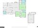 Floor plan displaying the layout of the home including the living room, kitchen, bedrooms, bathrooms, and upper level at 501 Llewellyn Ct, Jenkinsburg, GA 30234