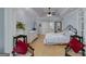 Spacious main bedroom with access to Primary bath and windows at 825 Chalet Hls, Mcdonough, GA 30253
