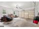 Spacious two car garage with ample storage and natural light at 140 Alford Dr, Fayetteville, GA 30215