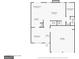 Detailed floor plan showcasing the layout of the first floor, including the kitchen and living areas at 2801 Priestcliff Dr, Smyrna, GA 30080