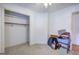 Bedroom showing closet with shelving and storage for an organized home at 668 Spring Place Ne Rd, White, GA 30184