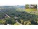 Aerial view of a Stone Mountain home with wooded surroundings, providing a peaceful and private retreat at 2179 Mountclaire Ct, Stone Mountain, GA 30087