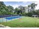 Beautiful full-sized tennis court and covered bench seating available to community residents at 503 Countryside Se Pl, Smyrna, GA 30080