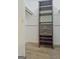 Organized closet space with shelving and ample storage opportunities at 306 Tyrone Rd, Fayetteville, GA 30214
