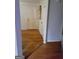Inviting entryway featuring hardwood floors and a classic white front door at 500 Circle Dr, Fayetteville, GA 30214
