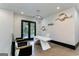This modern office is equipped with trendy lighting, stylish decor and a statement desk at 2401 Ne Greenglade Rd, Atlanta, GA 30345