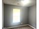 A well-lit bedroom features neutral walls, carpet, a window with blinds and textured ceiling at 6650 Smoke Ridge, Atlanta, GA 30349