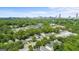 Aerial view of the neighborhood with a skyline view of the city at 995 Lena Nw St, Atlanta, GA 30314