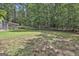 Large backyard with wooden chicken coop at 6220 Petersburg Rd, Fairburn, GA 30213