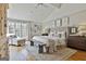 Bedroom with vaulted ceilings, a sitting area and multiple windows for natural light at 375 Darren Dr, Fayetteville, GA 30215
