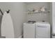 Convenient laundry room with modern appliances and storage at 2004 Brittlebank Ln, Lawrenceville, GA 30043