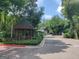Gazebo with flowers and landscaping in a park-like setting at 17 Brittany Ne Way, Atlanta, GA 30324