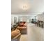 Finished basement with ample space features seating, a table with chairs, and recessed lighting at 120 Hawken Trl, Mcdonough, GA 30253