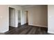 This bedroom has multiple doors and access to the bathroom at 1849 Wanda Way, Ellenwood, GA 30294