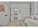 Cozy bedroom showcasing access to an en-suite bathroom and closet space at 383 Beaumont Farms Dr, Sharpsburg, GA 30277