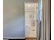 View from room of bathroom with white tile and a striped shower curtain at 1848 Winthrop Se Dr, Atlanta, GA 30316