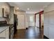 The kitchen features stainless steel appliances, granite countertops and access to the backyard at 1848 Winthrop Se Dr, Atlanta, GA 30316