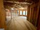 Unfinished basement with exposed framing offers potential for customization at 237 Shockley Way, Dallas, GA 30157