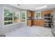 Bright eat-in kitchen featuring stainless steel appliances and ample natural light at 147 Calico Loop, Grantville, GA 30220