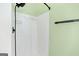 Clean, bright shower with a detachable shower head at 147 Calico Loop, Grantville, GA 30220